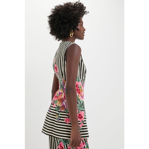 TUCKERNUCK Flowering Trellis Structured Rhoda Tunic Top Size 6 NWT - Picture 6 of 8